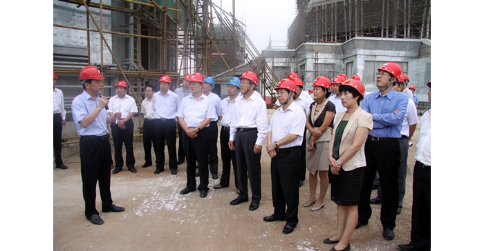 山東省副省長季緗綺來汶上縣調(diào)研文化旅游大項目建設(shè)工作