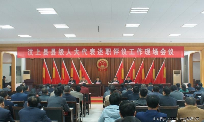 汶上縣召開縣級人大代表述職評議現(xiàn)場會